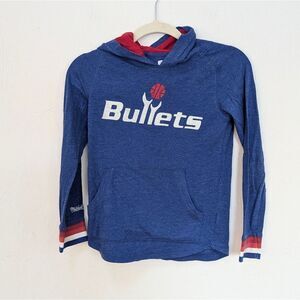 Mitchell & Ness NBA Youth (8-20) Washington Bullets Lightweight Hoodie